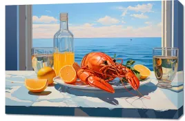 obraz-90x60cm-homary-nie-do-pary