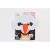 maska-bocian-bociek-laka-czerwony-dziob-stan-nowy