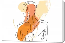 obraz-90x60cm-kontur-wlasnosci