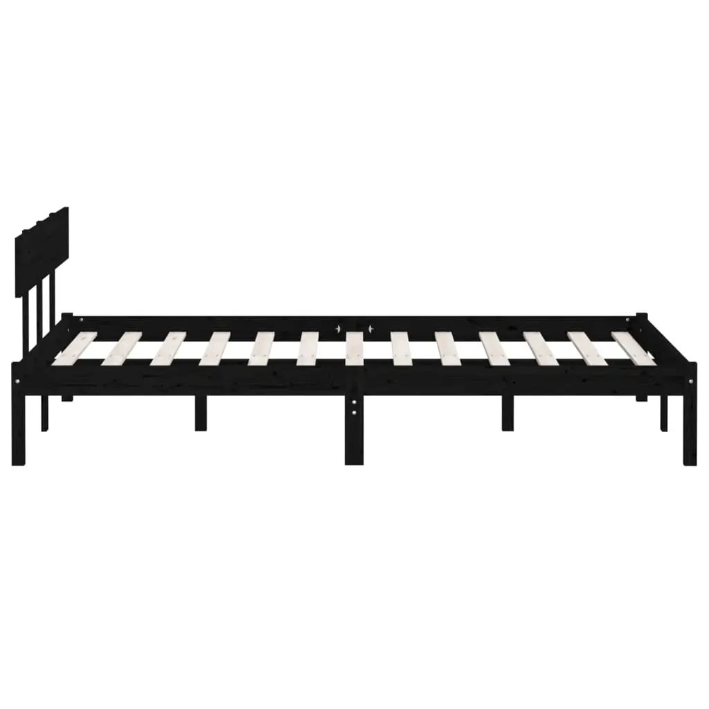 810121-bed-frame-black-solid-wood-120x190-cm-4ft-small-double-stan-nowy