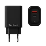 teltech-ladowarka-sieciowa-gan-usb-typ-c-65w-qc-pd-czarny-tch-05-stan-nowy