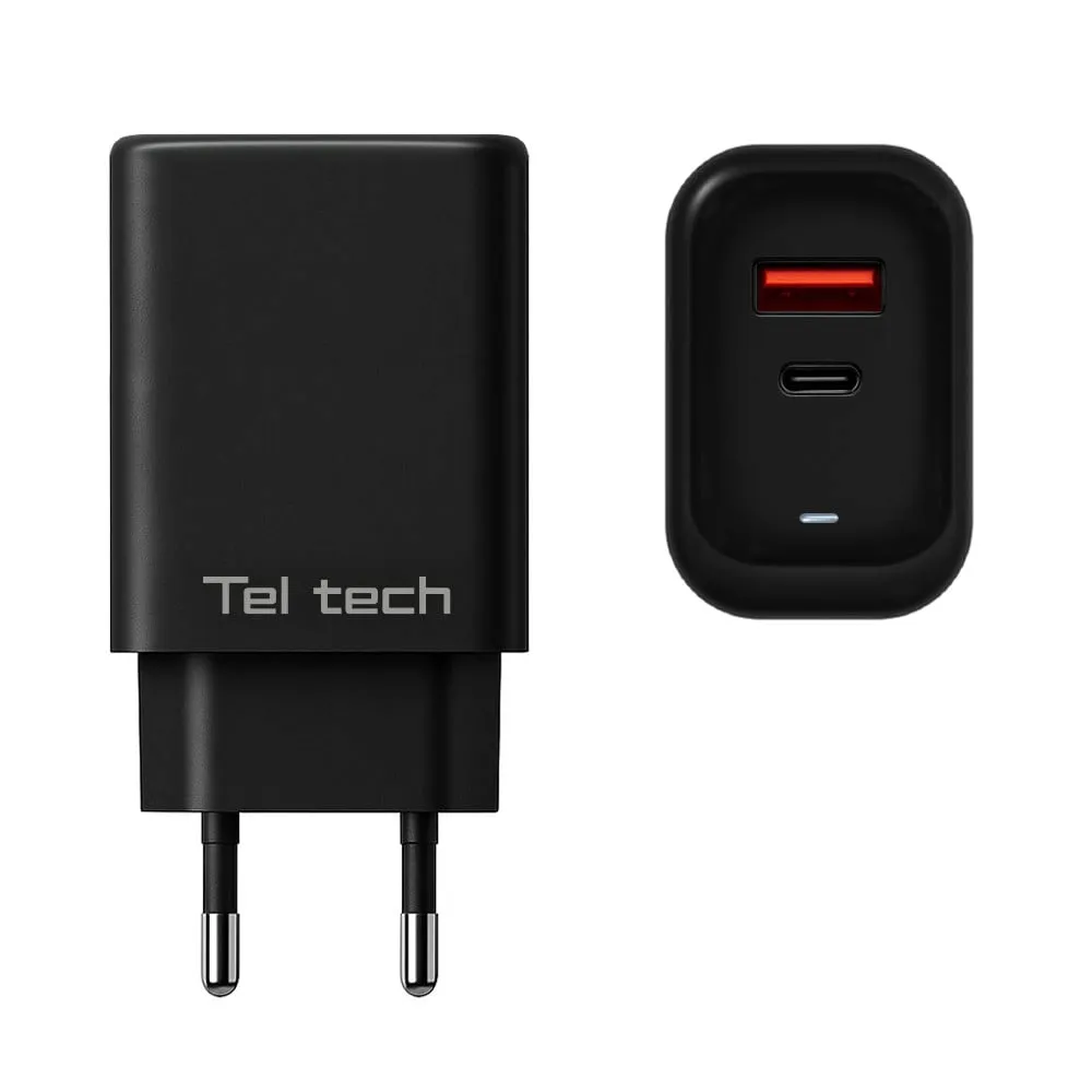teltech-ladowarka-sieciowa-gan-usb-typ-c-65w-qc-pd-czarny-tch-05