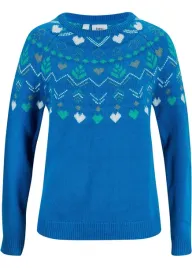 b-p-c-sweter-klasyczny-niebieski-norweski-wzor-48-50