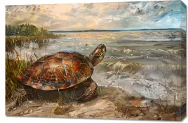 obraz-90x60cm-nadmorski-zolw