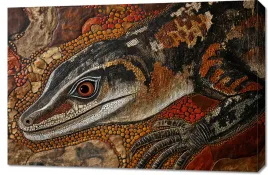 obraz-90x60cm-oko-jaszczurki