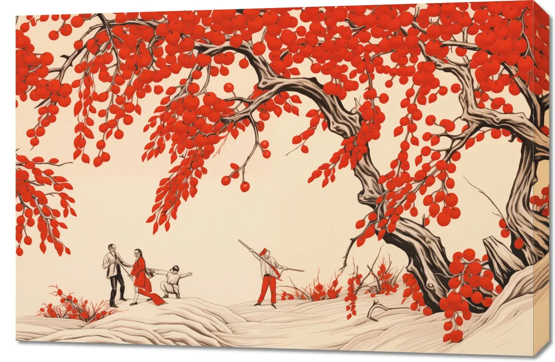 obraz-90x60cm-piekno-prostoty-zycia