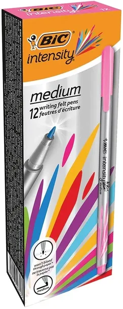 cienkopis-intensity-medium-bic-pink-stan-nowy