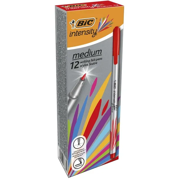 cienkopis-intensity-medium-bic-red-stan-nowy