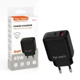 teltech-ladowarka-sieciowa-gan-usb-typ-c-45w-czarny-tch-03
