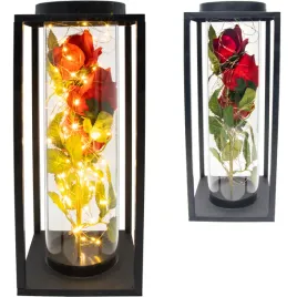 znicz-solarny-led-lampion-na-grob-cmentarz-roza-czerwona-wieczna-duzy-kwiat