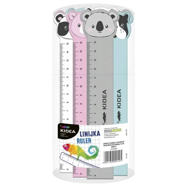 linijka-z-figurka-15cm-kidea-kolor-inny