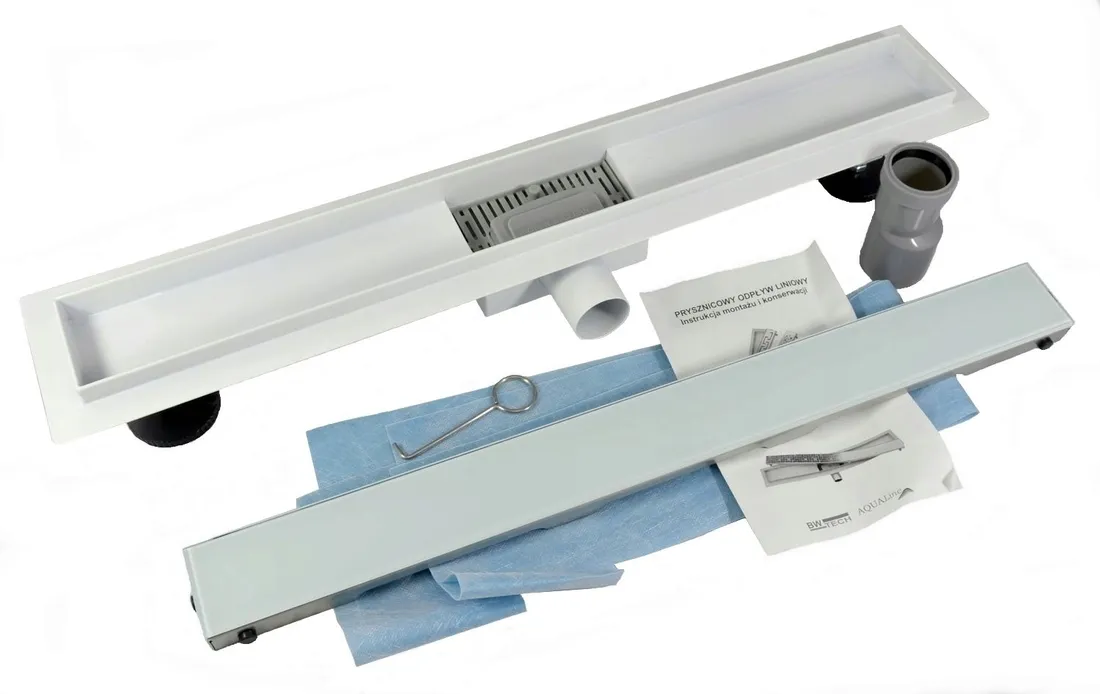 odplyw-liniowy-bialy-biale-szklo-60-cm-stan-nowy