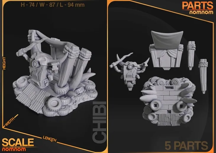 chibi-figurka-claptrap-borderlands-nomnom-figures-druk-3d-14k-prezent-szerokosc-produktu-8-7-cm