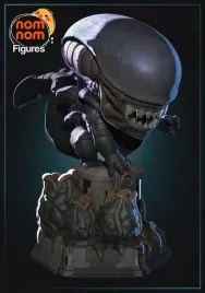 chibi-figurka-xenomorph-alien-obcy-nomnom-figures-druk-3d-14k-prezent
