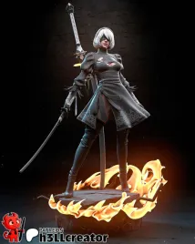 figurka-2b-z-nier-automata-h3ll-creator-druk-3d-14k-prezent