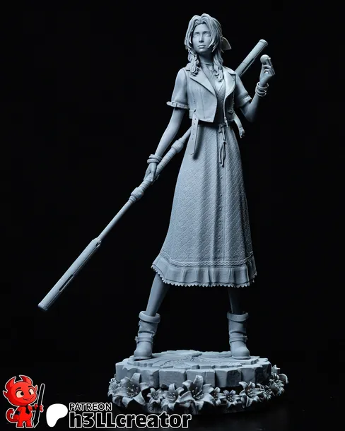 figurka-aerith-final-fantasy-h3ll-creator-druk-3d-14k-prezent