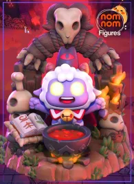 figurka-chibi-lamb-cult-of-the-lamb-zywica-nomnom-model-3d-druk-3d
