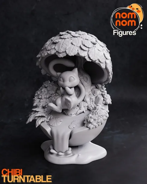 figurka-chibi-mew-pokemon-zywica-nomnom-model-3d-druk-3d-wysokosc-produktu-8-5-cm