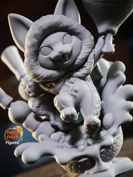 figurka-chibi-palico-monster-hunter-zywica-nomnom-model-3d-druk-3d-stan-nowy-szerokosc-produktu-5-7-cm