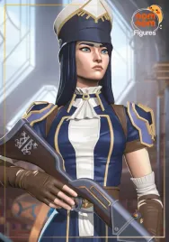 figurka-caitlyn-arcane-league-of-legends-nomnom-figures-druk-3d-14k