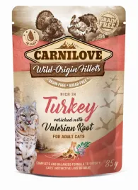 carnilove-cat-pouch-turkeyandvalerian-85g