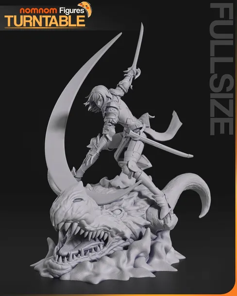 figurka-cha-hae-in-solo-leveling-nomnom-figures-druk-3d-prezent-wysokosc-produktu-25-8-cm