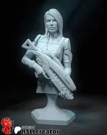 figurka-ashley-williams-mass-effect-popiersie-h3ll-creator-druk-3d-prezent