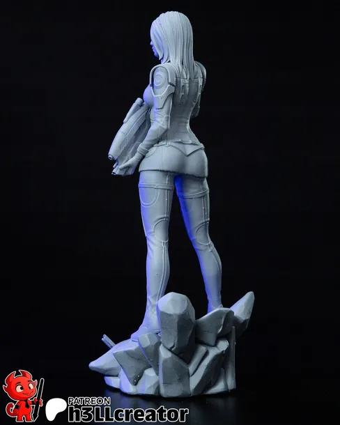 figurka-ashley-williams-mass-effect-h3ll-creator-druk-3d-prezent-stan-nowy-wysokosc-produktu-13-1-cm