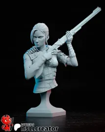 figurka-caitlyn-arcane-popiersie-h3ll-creator-druk-3d-prezent