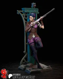 figurka-caitlyn-arcane-h3ll-creator-druk-3d-prezent