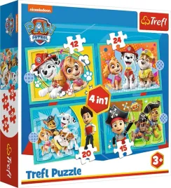 puzzle-4w1-wesola-ekipa-psiego-patrolu-trefl