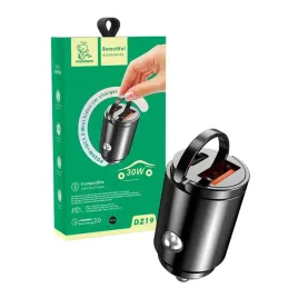 denmen-ladowarka-samochodowa-usb-typ-c-30w-qc-pd-czarny-dz19