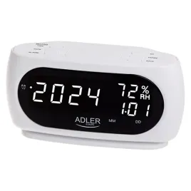 ad-1186-white-zegar-budzik-z-pomiarem-temperatury-i-wilgotnosci