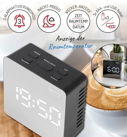 cr-1150-black-budzik-led-stan-nowy-zasilanie-sieciowo-bateryjne