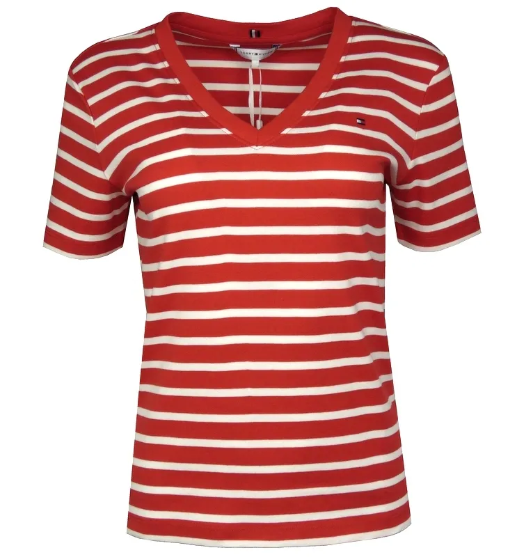 tommy-hilfiger-t-shirt-damski-slim-paski-m-stan-nowy