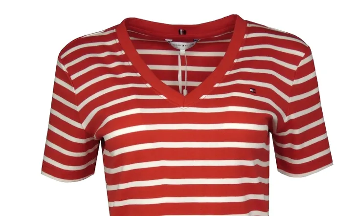 tommy-hilfiger-t-shirt-damski-slim-paski-m-stan-nowy