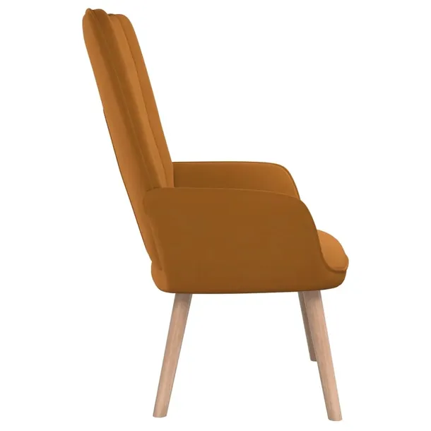fotel-brazowy-obity-aksamitem-kolor-obicia-odcienie-brazu
