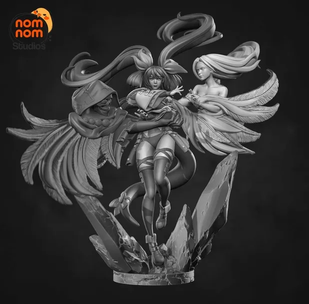 figurka-dizzy-guilty-gear-mini-nomnom-figures-druk-3d-prezent