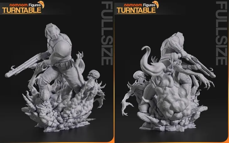 figurka-doom-guy-doom-gra-popiersie-nomnom-figures-3d-14k-prezent-wysokosc-produktu-8-cm