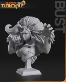 figurka-felicia-rosemary-dark-stalkers-popiersie-nomnom-figures-druk-3d