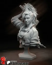 figurka-gemma-monster-hunter-popiersie-h3ll-creator-druk-3d-prezent