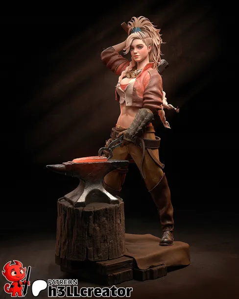 figurka-gemma-monster-hunter-h3ll-creator-druk-3d-prezent