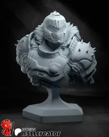 figurka-doomguy-doom-popiersie-h3ll-creator-druk-3d-prezent