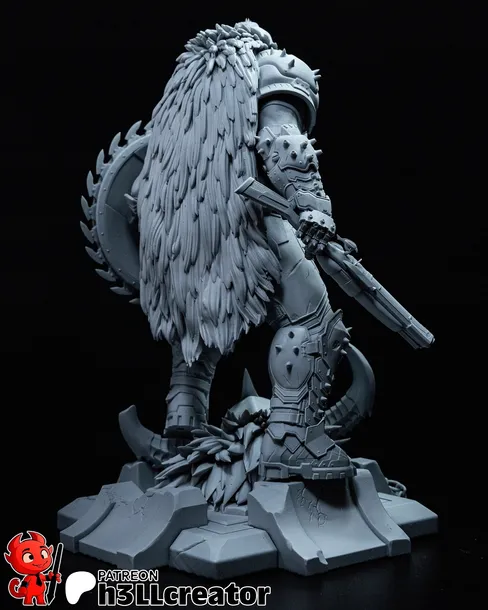 figurka-doomguy-doom-h3ll-creator-druk-3d-prezent-stan-nowy-wysokosc-produktu-18-7-cm