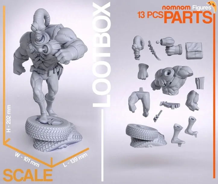 figurka-earthworm-jim-nomnom-figures-druk-3d-prezent-wysokosc-produktu-20-2-cm