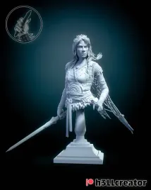 figurka-freya-god-of-war-popiersie-h3ll-creator-druk-3d-14k-prezent