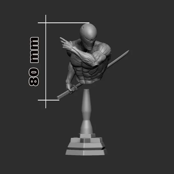figurka-gray-fox-metal-gear-solid-popiersie-h3ll-creator-druk-3d-14k-wysokosc-produktu-8-cm