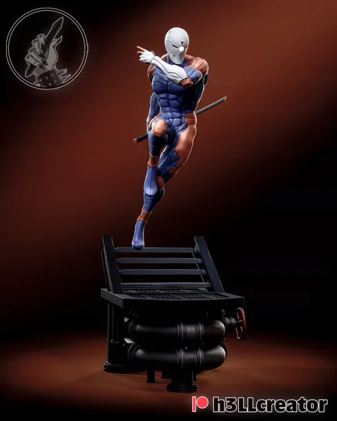 figurka-gray-fox-metal-gear-solid-h3ll-creator-druk-3d-14k-prezent