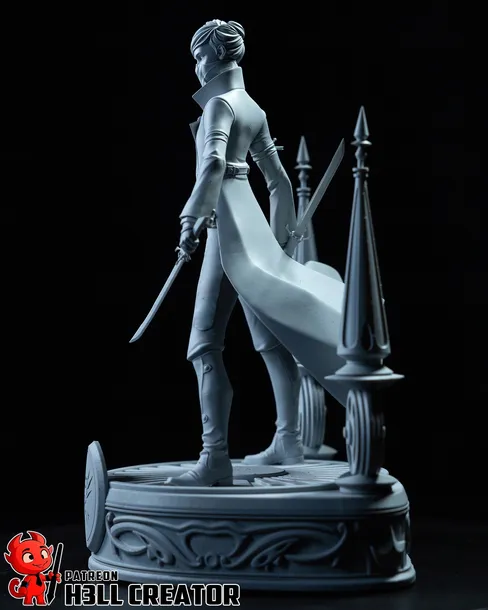figurka-emily-dishonored-h3ll-creator-druk-3d-14k-prezent-wysokosc-produktu-17-cm