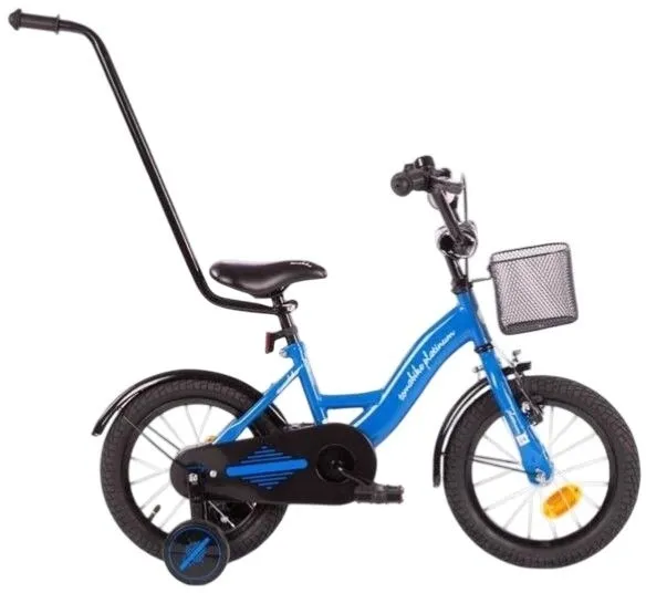 rowerek-rower-tomabike-14-cali-v-break-prowadnik-koszyk-kolka-boczne-stan-nowy